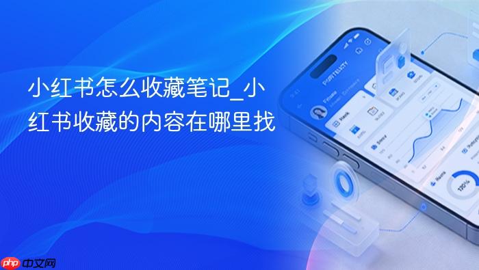 小红书怎么收藏笔记_小红书收藏的内容在哪里找